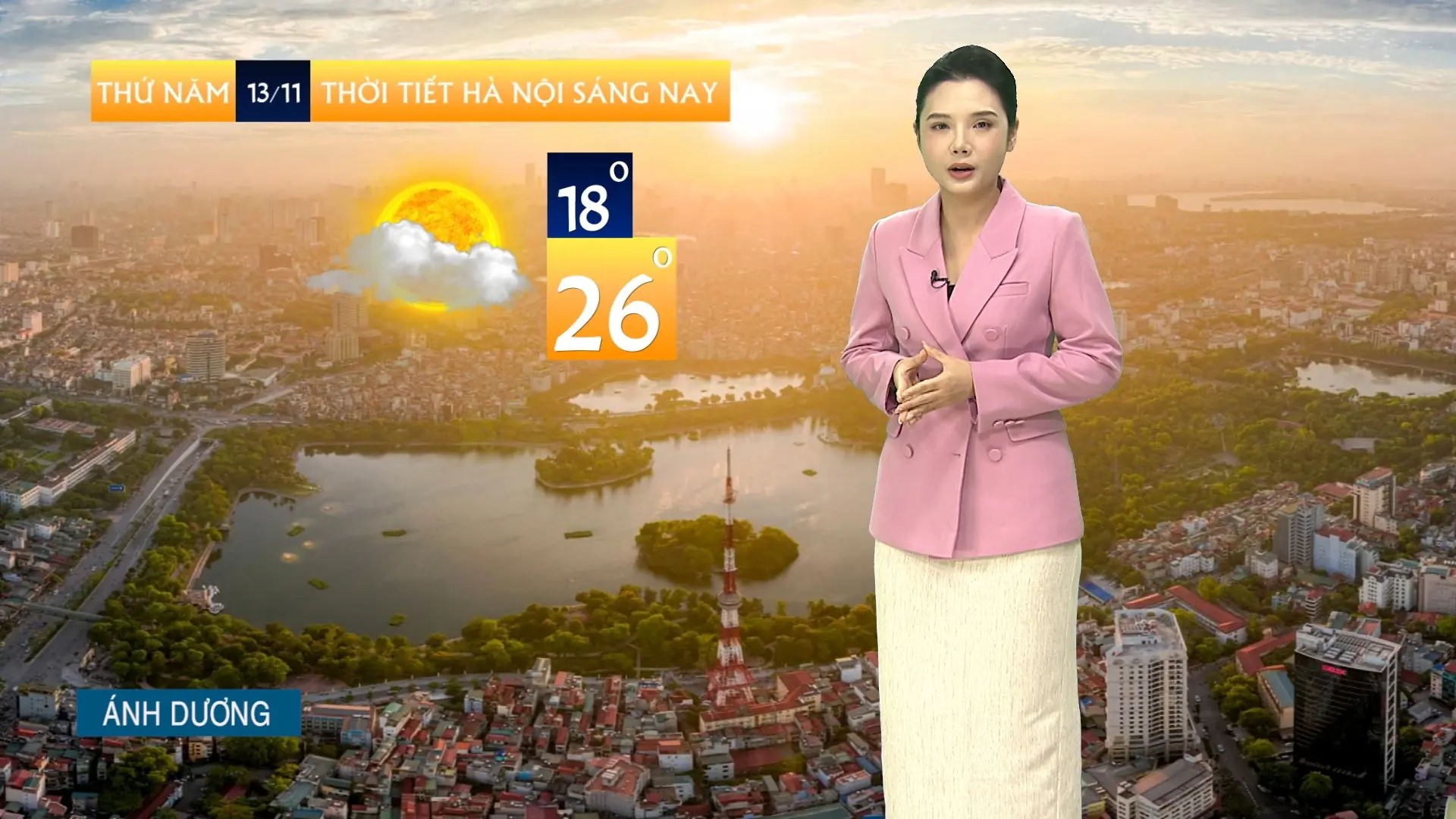 Dự báo thời tiết trưa | 13/11/2025